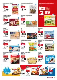 Volantino Bennet Pagina 13: Bastoncini di spinaci con edam Frosta €1,49, Filetti di merluzzo alla mugnaia Frosta €3,49