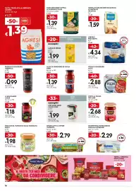 Volantino Bennet Pagina 16: Riso arborio Scotti €4,34, Pasta trafilata al bronzo Agnesi €1,39