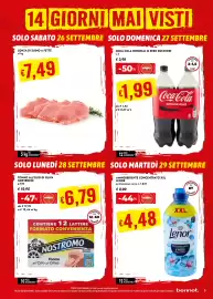Volantino Bennet Pagina 3: Coca-Cola zero zuccheri €1,99, Ammorbidente concentrato XXL Lenor €4,48