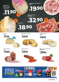 Volantino Bennet Pagina 7: Caciotta ai due latti Castelli €14,90, Leerdammer il fondente €14,90