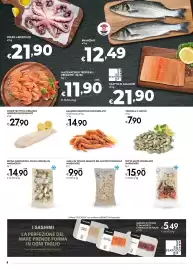 Volantino Bennet Pagina 8: Anelli di totano gigante del Pacifico congelati Maremesso €9,90, Vongola o lupino €7,90