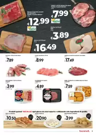 Volantino Bennet Pagina 9: Lonza di suino a fette €8,99, Punta di vitello con osso €7,89