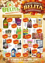 Folheto Belita Página 1: Saludães Arroz Carolino €0,96, Vinho Adega Grande €4,79
