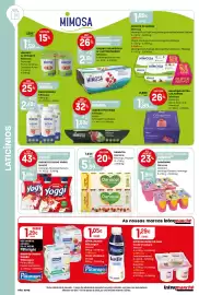 Folheto Intermarché semana 39 Página 18: Iogurte líquido yoggi nestlé €1,99, Danacol Danone Morango, Tropical €5,99