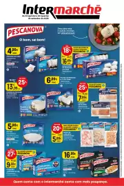 Folheto Intermarché | Monofolha Pescanova Página 1: Lombos de salmão pescanova €7,99, Pescada do cabo pescanova mimos €4,99