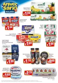 Folheto Bolama Página 10: Iogurte agros multi aromas €1,39, Danone Yopro proteina líquido €1,79