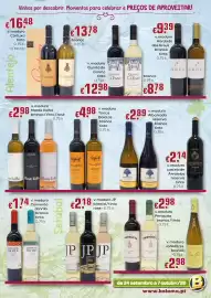 Folheto Bolama Página 13: Trinca Bolotas tinto €4,98, V. maduro monte velho branco/tinto/rosé €2,98