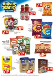 Folheto Bolama Página 18: Amendoim frito frutorra €0,64, Margão pimenta moída branca/preta €1,38