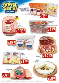 Folheto Bolama Página 4: Presunto c/couro €12,99, Porminho cubos bacon/fiambre rodelas linguiça €1,89