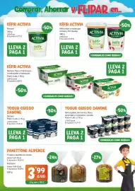 Folleto AhorraMas Página 6: Danone yogur griego €1,49, Activia kéfir €2,39