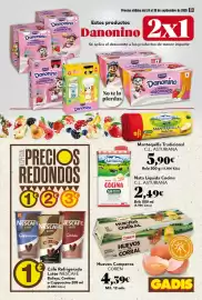 Folleto Gadis semana 39 Página 13: Coren huevos de corral €4,39, Nescafe latte €1,00