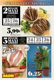 Folleto Gadis semana 39 Página 2: Navaja Importación €3,99, GADIS solomillo de cerdo €7,25