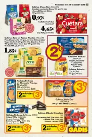 Folleto Gadis semana 39 Página 21: Gullón zero sin azúcares €1,85, Artiach barquillos €2,00