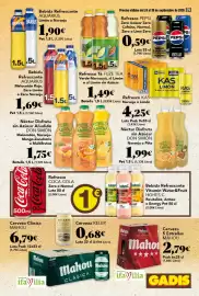 Folleto Gadis semana 39 Página 29: Don Simón Néctar Disfruta sin Azúcar Naranja o Piña €1,99, Mahou cinco estrellas €2,79