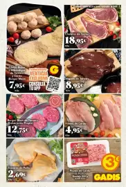 Folleto Gadis semana 39 Página 3: Hígado de Ternera €8,95, Filetes de Cerdo €4,95