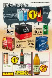 Folleto Gadis semana 39 Página 30: Mayador sidra asturiana €2,00, San Miguel cerveza 0,0% €2,75