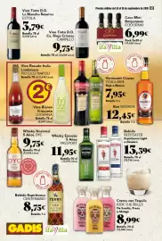 Folleto Gadis semana 39 Página 32: Kick The Rules Crema con Tequila €8,99, Dyc whisky nacional 5 años €9,75