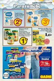Folleto Gadis semana 39 Página 37: Aspil aperitivos de maíz aspitos €1,15, Blédina Alimento Infantil €1,00