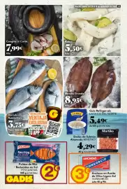Folleto Gadis semana 39 Página 4: Congrio al Corte €7,99, Rabas €5,50