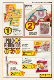 Folleto Gadis semana 39 Página 9: Wieners Oscar Mayer €1,00, Ibérico Corte Noble ARGAL Chorizo o Salchichón €2,00
