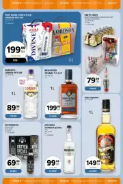 Scandinavian Park reklamblad Sida 32: Pure divine vodka eller lordson dry gin €199,99, Gordon's london dry gin €89,99