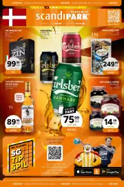 Scandinavian Park reklamblad Sida 38: Den gamle fabrik fruktaffstrich €14,99, The Wanted Zin €99,00