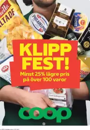 Coop Daglivs reklamblad vecka 40 Sida 1: ella TADE K TER ISPIG Fince 1872 ORIGINAL PHILADELPHIN WATUL MAUSTAMATON creamy