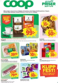 Coop Daglivs reklamblad vecka 40 Sida 3: Coca-Cola/Fanta/Sprite €30,00, Potatis i påse €10,00