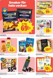 Coop Daglivs reklamblad vecka 40 Sida 8: Rydbergs kylda såser €45,00, Scan panerad schnitzel €55,90