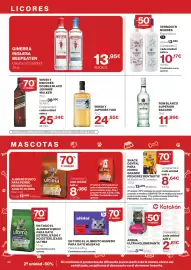 Catálogo Supercor Página 26: Beefeater ginebra inglesa €13,95, Bacardi ron blanco superior €11,99