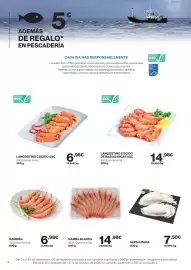 Catálogo Supercor Página 4: Gamba blanca €14,98, Sepia limpia €7,50