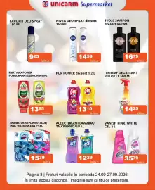 Catalog Unicarm Pagină 10: Nivea deo spray €14,59, Triumf degresant cu otet €14,25