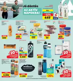 Interspar akciós újság hét 39 Oldal 20: Müzli száraz €55,00, SimPex Color sportkulacs