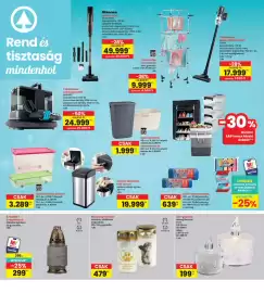 Interspar akciós újság hét 39 Oldal 28: LED-gyertya €19.999,00, Műanyag méces €479,00