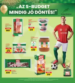 Interspar akciós újság hét 39 Oldal 3: S-budget piskótatallér €499,00, S budget mozzarella €279,00