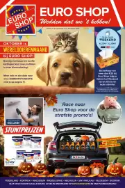 Euroshop folder Pagina 1: EURO SHOP EURO SHOP Wedden dat we 't hebben! Geldig van 24 september t.e.m. 18 oktober 2026