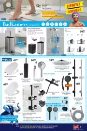 Euroshop folder Pagina 5: Thermostatische douchehouder MILO RVS €36,95, Pedalemmer square €16,95