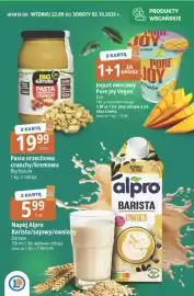 E.Leclerc gazetka Strona 7: Pasta orzechowa crunchy/kremowa Big Nature €19,99, Jogurt owocowy Pure Joy Vegan Zott €1,90