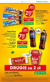 Żabka gazetka Strona 3: Baton Knoppers €2,00, Napój Pepsi €7,50
