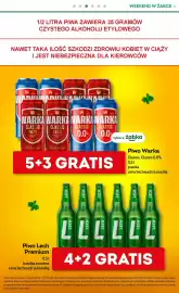 Żabka gazetka Strona 4: Piwo Warka Classic, Piwo Lech Premium