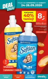 Dealz gazetka tydzień 39 Strona 4: Płyn do płukania tkanin Softlan €8,00