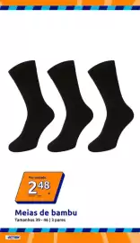 Folheto Action semana 39 Página 3: ACTION >>> Por unidade 248 0.83/un. 2.99 Meias de bambu Tamanhos 39 - 46 | 3 pares