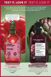 Catalogo Yves Rocher Pagina 54: Aceto Brillantezza Yves Rocher €12,95, Trattamento Liquido Riparatore Express €12,95