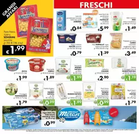 Volantino Maxi Supermercati Pagina 4: Pasta Fresca grano duro MONDO NATURA €0,99, Bigoli freschi all'uovo Pinton €1,79