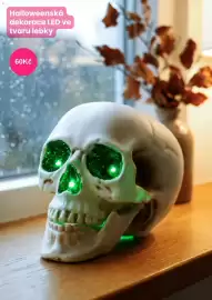 Pepco leták týden 39 Strana 6: Halloweenská dekorace LED ve tvaru lebky €60,00