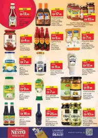 Nesto catalogue Page 9: 50g 57 HEINZ TOMATO KETCHUP CORAZO علمة البيتزا Pizza Sauce G 19.99 now #13.99 كاتشب طماطم هاينز ١٣٥