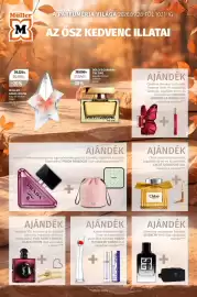 Müller akciós újság Oldal 1: Mugler angel blush €20.975,00, Dolce & Gabbana the one €31.040,00