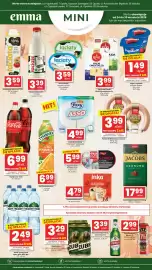 EMMA market gazetka | Mini Strona 1: Ser Rycki Ementaler w plastrach SM Ryki €3,99, Woda gazowana Żywiec Zdrój lekko €2,49