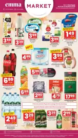 EMMA market gazetka | Market Strona 1: Piwo Perła Chmielowa 6% €3,39, Napój gazowany Coca-Cola Zero Sugar €6,99