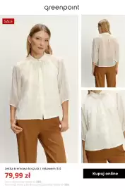 Greenpoint gazetka tydzień 39 Strona 7: Lekka kremowa koszula z rękawem 3/4 Greenpoint €79,99